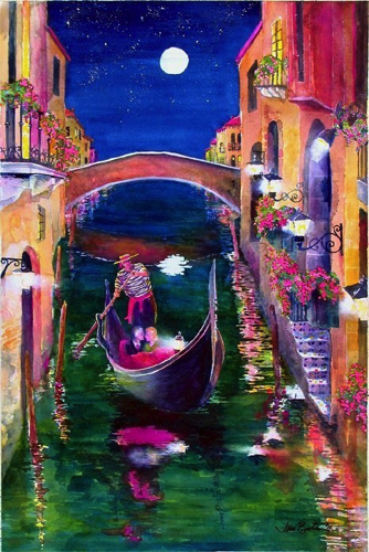 Romance in Venice
Matted, black frame
20 x 16” - $300